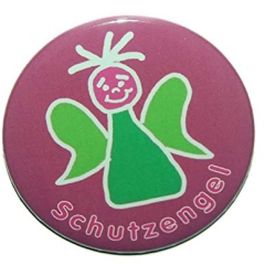 Kühlschrankmagnet Magnet 50mm rund Schutzengel