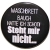 Kühlschrankmagnet Magnet 50mm rund Spruch Waschbrettbauch