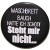 Button 50 mm mit Anstecknadel Spruch Waschbrettbauch