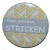 Button 50 mm mit Anstecknadel Spruch Essen Schlafen Stricken