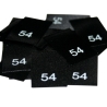25 Kleidungsetiketten  von Gr. 34 bis Gr. 54 wählbar