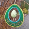 Eihalter Osterei Rahmen für Osterdeko 5x Stickdatei Stickdirwas