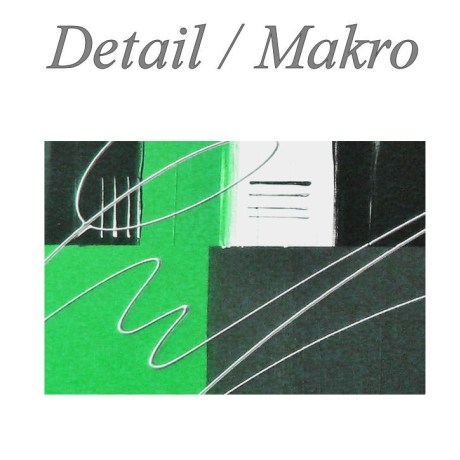 MK1 Art Bild Leinwand Abstrakt Kunst Malerei Acrylbild Grün