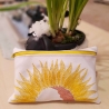 Sonnenblume 6x Stickdatei halb und viertel zusammensetzbar