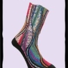 Opal Hundertwasser 4er Edition, 4-fädige Sockenwolle, Farbe 807