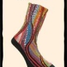 Opal Hundertwasser 4er Edition, 4-fädige Sockenwolle, Farbe 970
