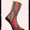 Opal Hundertwasser 4er Edition, 4-fädige Sockenwolle, Farbe 563
