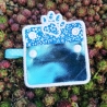 Stickdatei Täschchen Set Pfote mit Appli 8 Größen plus Anhänger 