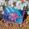 Stickdatei Täschchen Set Pfote mit Appli 8 Größen plus Anhänger 