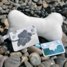 Stickdatei Täschchen Set Pfote mit Appli 8 Größen plus Anhänger 