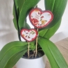 Deko Herz 6x Stickdatei mit Applikation Blumenstecker Baumler