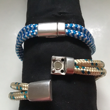„Fehmarn oder Heiligenhafen“ Segelseil-Armband mit Gravur