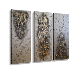 MK1 Art Bild Leinwand Abstrakt Kunst Malerei Acrylbild braun 3D MK1 Art Bild Leinwand Abstrakt Kunst Malerei Acrylbild braun 3D