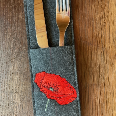 Mohn  - Stickdatei by Michis Textilatelier