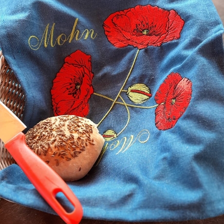 Mohn  - Stickdatei by Michis Textilatelier