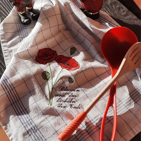 Mohn  - Stickdatei by Michis Textilatelier