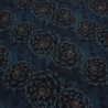 Stoff Baumwolle Jersey Blumen Blüten Madita petrol-blau bunt