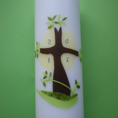 4500 Osterkerze Lebensbaum