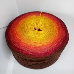 Bobbel, Farbverlaufsgarn, Wolle, 3-fädig, 4-fädig, Nr. 286