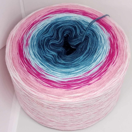 Bobbel, Farbverlaufsgarn, Wolle, 3-fädig, 4-fädig, Nr. 284