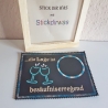 -Ernste Lage- ITH Mugrug Schild Einzeldatei mit Spruch Stickdatei