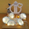 Schiffe Lichterkette Aufsatz ITH 5 maritime Stickdatei Boote