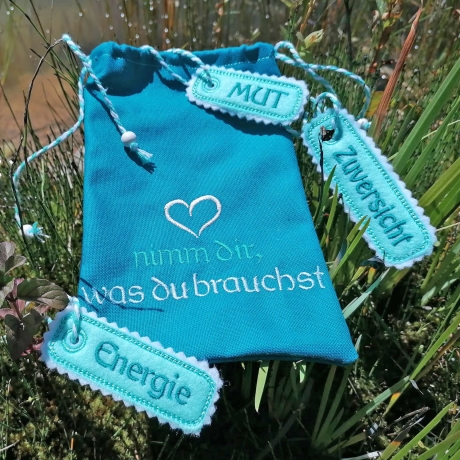16x Motivation Beutel mit Text Baumler Einzeltext Mehrfachdatei