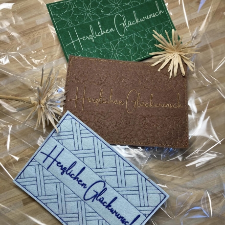 Ferberline Stickdatei Set ITH Musterkarten 13x18