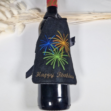 8x Feuerwerk Stickdatei Blumenstecker Lichterdeko stickdirwas