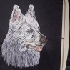 Weißer Schweizer Schäferhund -  Teilstick - 15x20