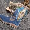 Advent/ Weihnacht/ Geschenke Stiefel /Boots - 12,8 x 12,3 cm