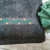 Miniranke Blatt 3x Stickdatei kleine Satin Ranke mit Blättchen