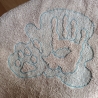Embossed Datei - rechte Hand und Pfote - 19.31x18.67 cm