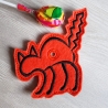 7x Katze Lollihalter Beutel Halloween Deko Stickdatei stickdirwas