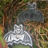 Fledermaus Halloweendeko 7x Stickdatei Beutel Deko stickdirwas