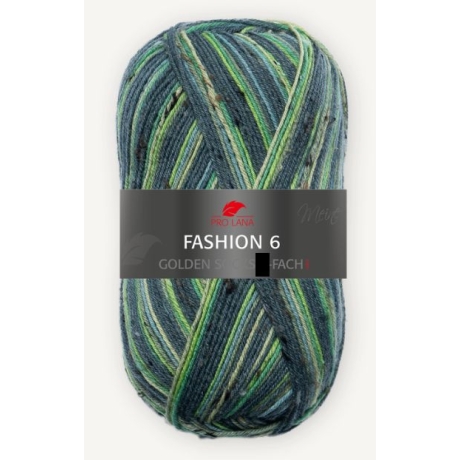 PRO LANA Fashion 6, 6-fädige Sockenwolle, Fb. 700