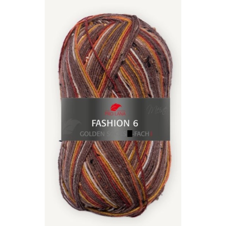 PRO LANA Fashion 6, 6-fädige Sockenwolle, Fb. 703