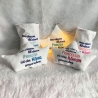 Stickdatei Kronenkissen Prinzessin ITH Kissen Krone Text & Blanko