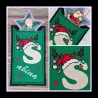 Ferberline Stickdatei Set 26 Weihnachtsbuchstaben komplett 10x10