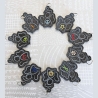 10x Schutzengel ITH Anhänger Stickdatei Symbole Achtsamkeit 