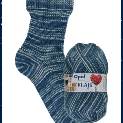 Opal Flair, 4-fädige Sockenwolle, Farbe 11485