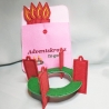 Stickdatei Adventskranz to go mit Kerzen zum Stecken stickdirwas