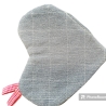 Herz Topflappen Set, Topflappen, recycelt