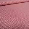 Stoff Baumwolle Zefir Karo 2 mm in rot weiß Kleiderstoff
