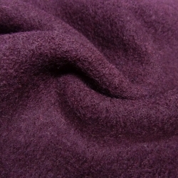 Stoff 100% Wolle Walkloden Kochwolle pflaume beere Kleiderstoff
