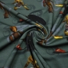 Stoff Baumwolle Jersey Drachen zähmen Ohnezahn Dragons grau sw