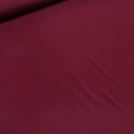 Stoff Sweatshirtstoff Alpenfleece Abseite bordeaux Kleiderstoff