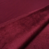 Stoff Sweatshirtstoff Alpenfleece Abseite bordeaux Kleiderstoff