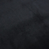 Stoff Ice Velour Samt Querstretch uni schwarz Kleiderstoff