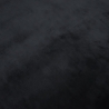 Stoff Ice Velour Samt Querstretch uni schwarz Kleiderstoff